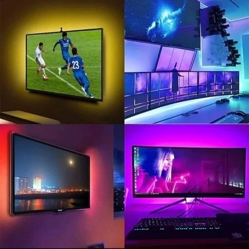 ریسه RGB ال ای دی گیمینگ طول 5 متر پک کامل (اصلی) قیمت عمده