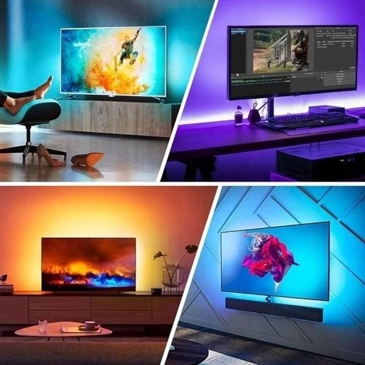 ریسه RGB ال ای دی گیمینگ طول 5 متر پک کامل (اصلی) قیمت عمده