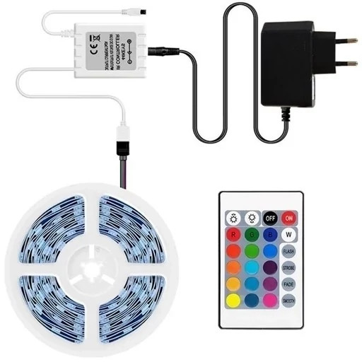 ریسه RGB ال ای دی گیمینگ طول 5 متر پک کامل (اصلی) قیمت عمده