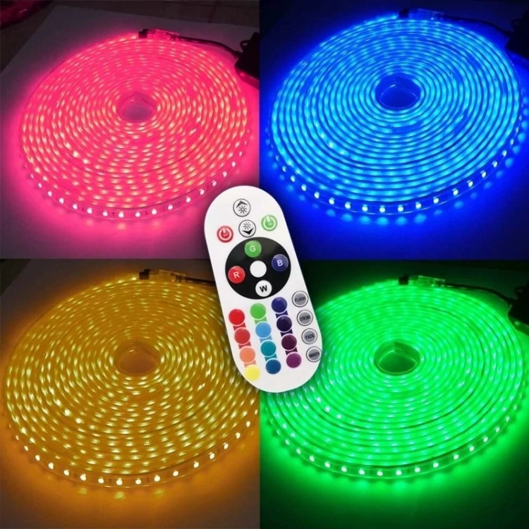 ریسه شلنگی ضد آب 16رنگrgb پرشین لایت وایرلس 5050 . 220ولت 2سال گارانتی تعویض بی شرط قیمت عمده