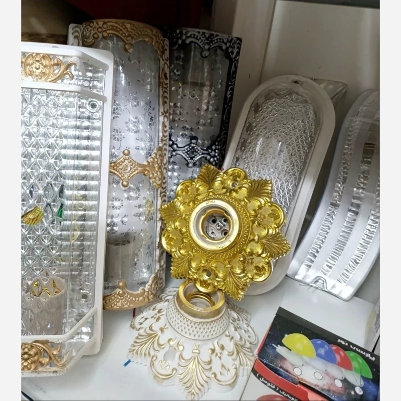رزت پاتروم چتری سرپیچ چراغ دیواری و سقفی مدل DECORATIVE