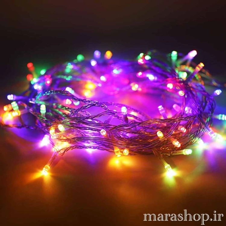 ریسه 100LED انواع رنگ ها 10متری