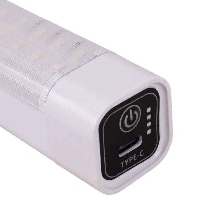 چراغ اضطراری شارژی50سانت DP مدل DP-7174 مهتابی 48LED وات بهترین کیفیت
