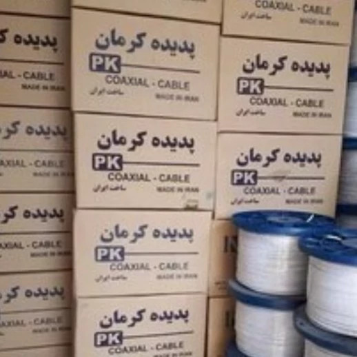 ۵۰۰متر کابل آنتن کرمان ممتاز پدیده 32 رشته cca گیرندگی بالا تضمین کیفیت و قیمت