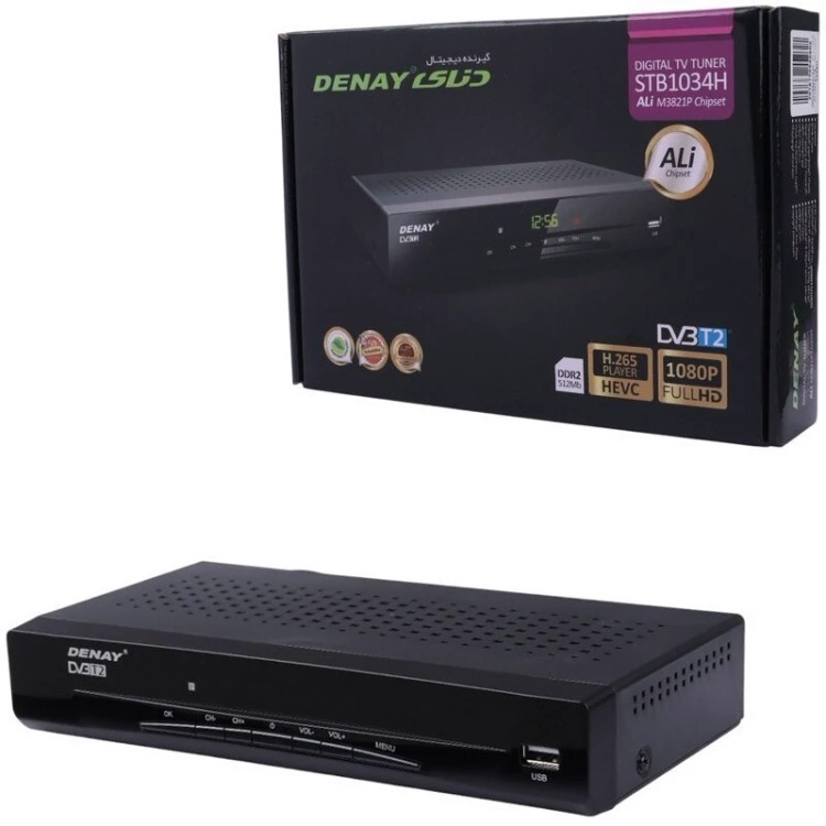 گیرنده دیجیتال دنایST1034H DENAY برند باکیفیت تضمین کیفیت و تضمین قیمت