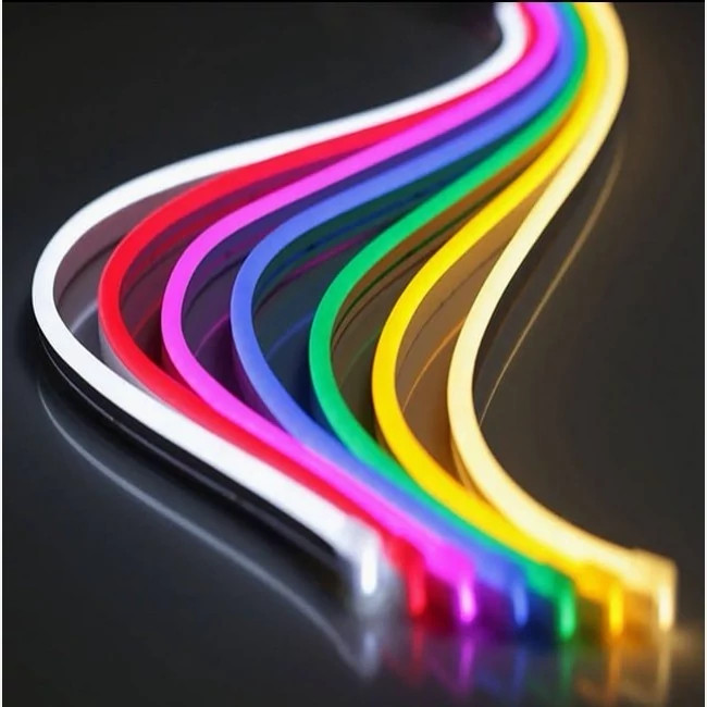 نئون فلکسی12 ولت توپ کامل (100متری) قیمت عمده